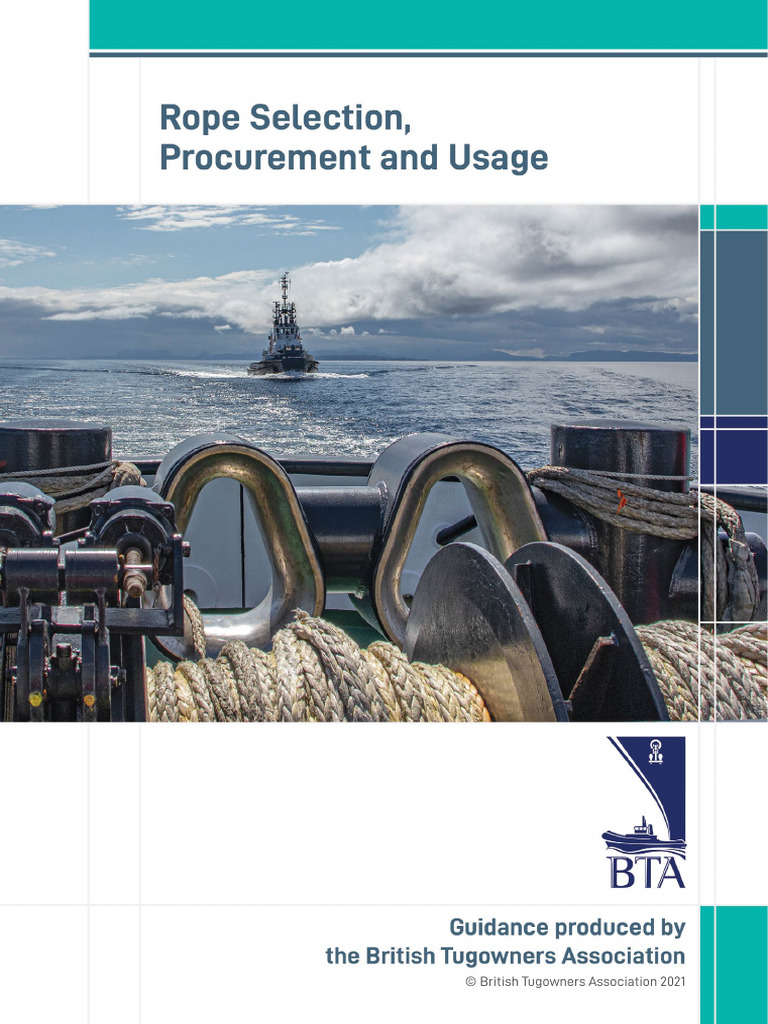 Rope Selection Procurement Usage BTA Guidance June 2021 1 | PDF | Rope ...