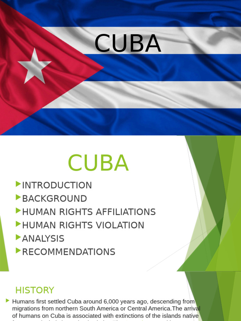 Overview of Cuba's History and Human Rights | PDF | Cuba | Caribbean