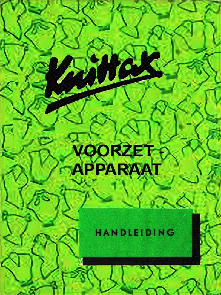 Knittax M2 Ribber Manual Dutch | PDF