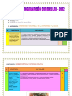 Programacion Curricular 2012