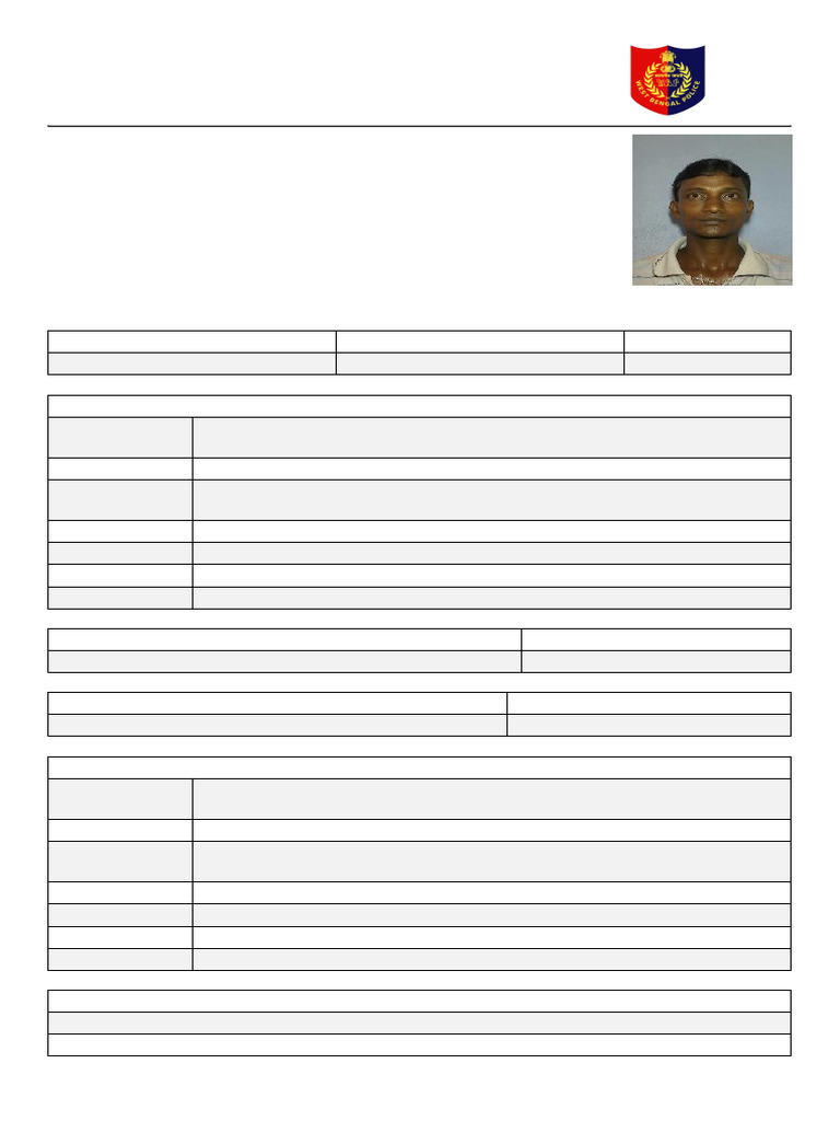 Police Clearance Certificate Application | PDF