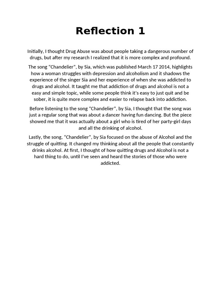 Reflection 1 | PDF
