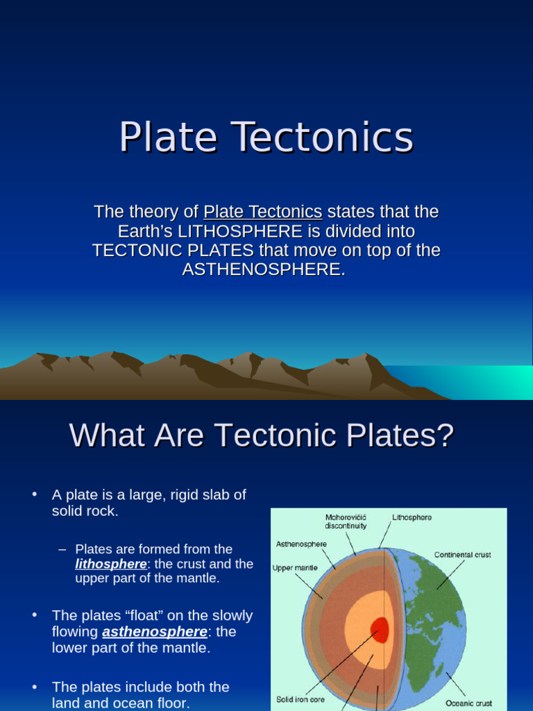Understanding Plate Tectonics Theory | PDF | Plate Tectonics | Geology