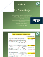 Aula 4 - PCR e Design de Primers