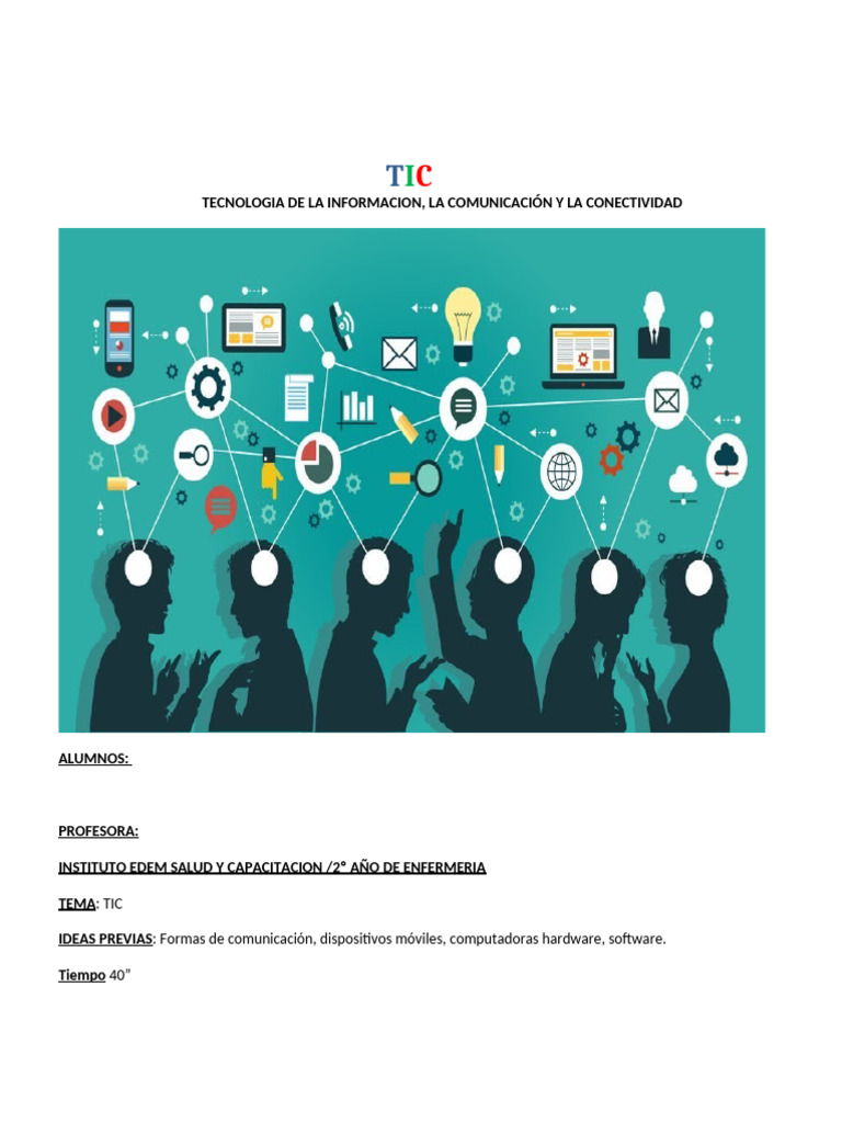 TIC en Educación: Comunicación y Conectividad | PDF | Tecnología de ...