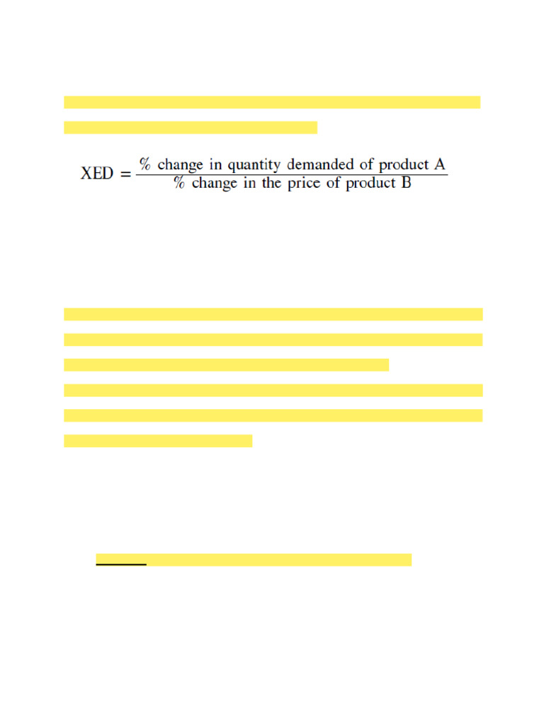 Understanding Cross Elasticity of Demand | PDF | Demand | Elasticity ...
