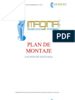 Plan de Ejecucion para Montaje