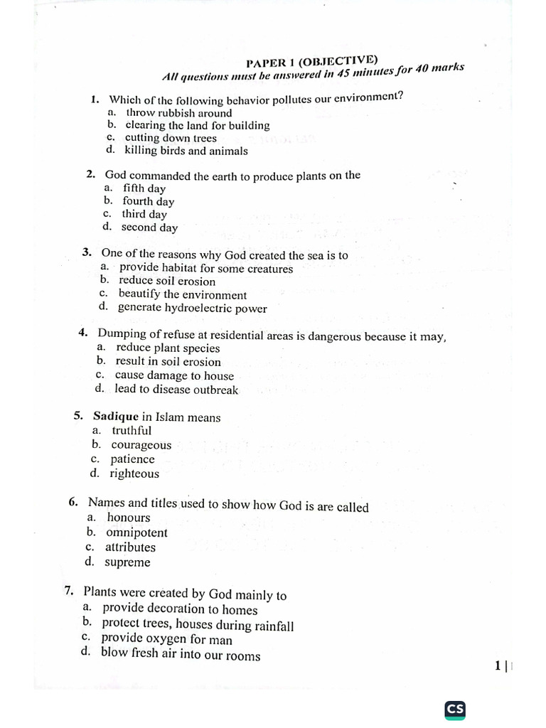 Rme Mock | PDF