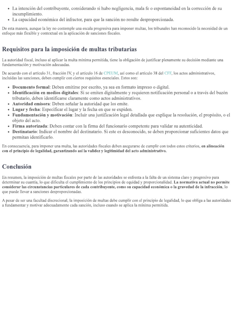 Imposición Multa IV Der | PDF