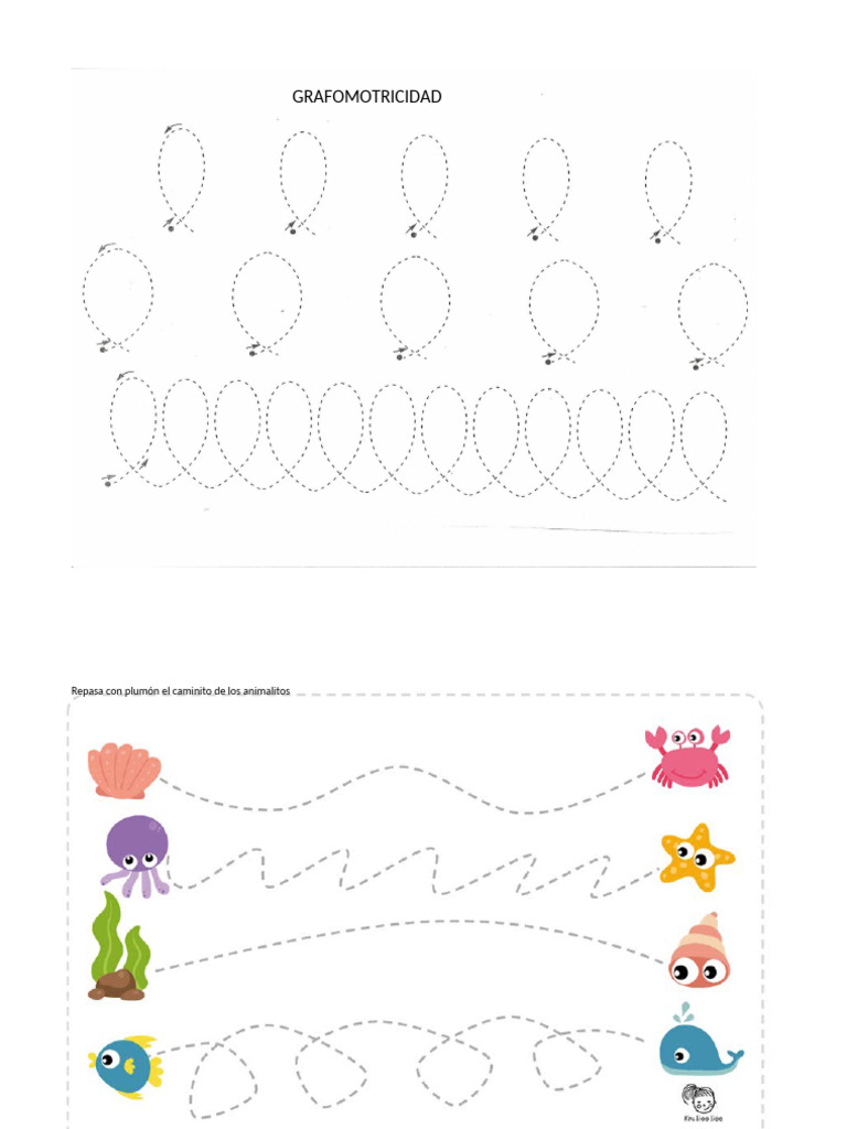 Grafomotricidad 1 | PDF