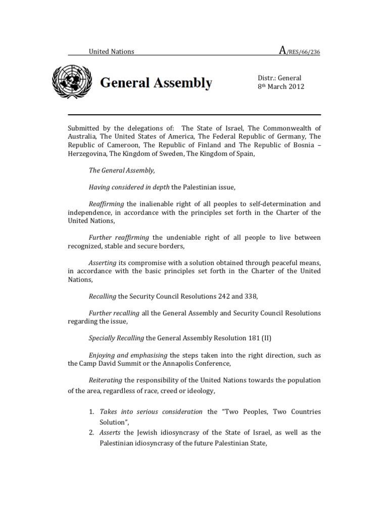 Draft Resolution 1.1 | PDF