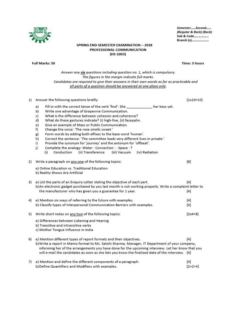 2018 - Sem 2 - End-Sem - HS-1003 | PDF | Space Debris | Satellite