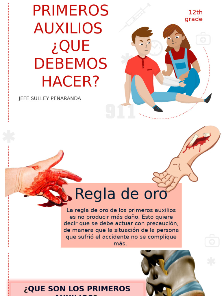 First Aid and Emergency Preparedness - Health - 12th Grade by Slidesgo ...