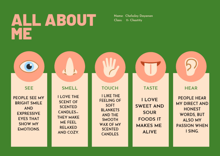 Five Senses Personal Reflection | PDF