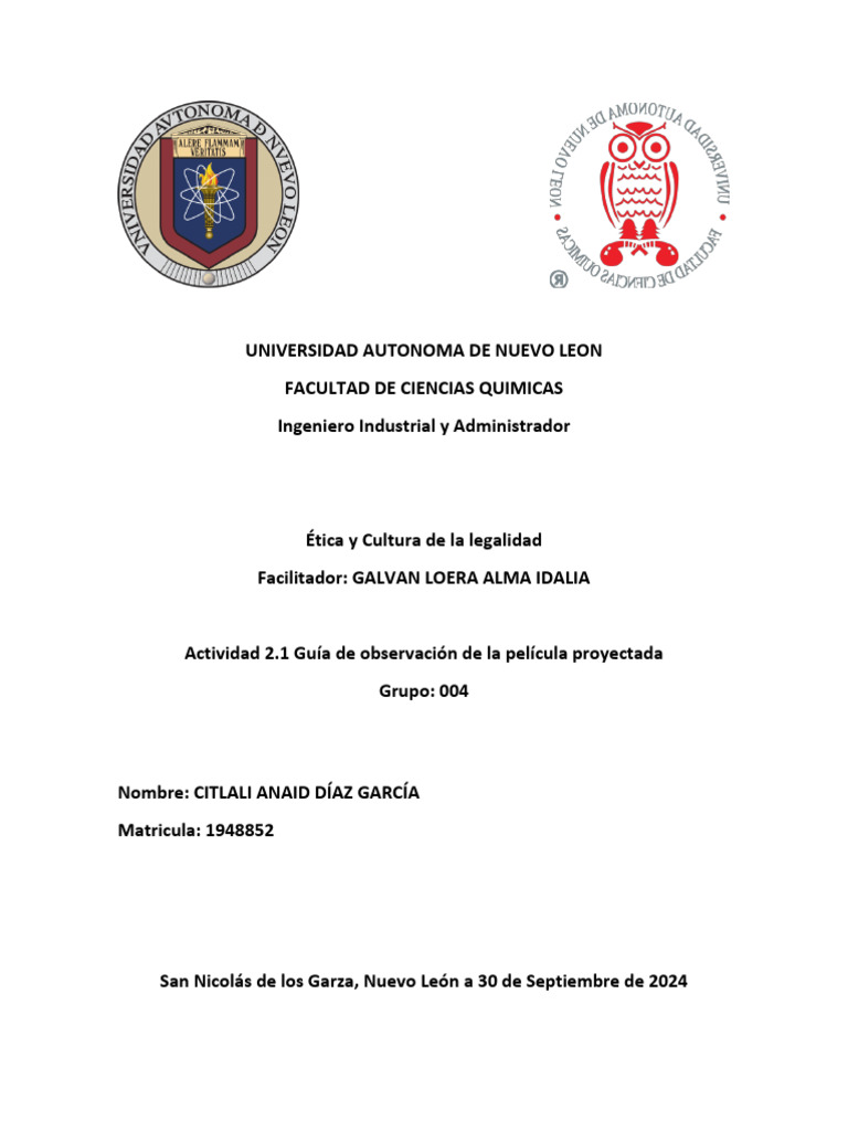 Universidad Autonoma de Nuevo Leon | PDF