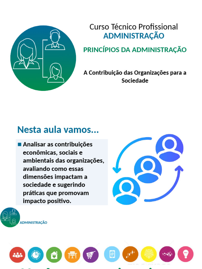 Contribuições das Organizações para a Sociedade | PDF ...