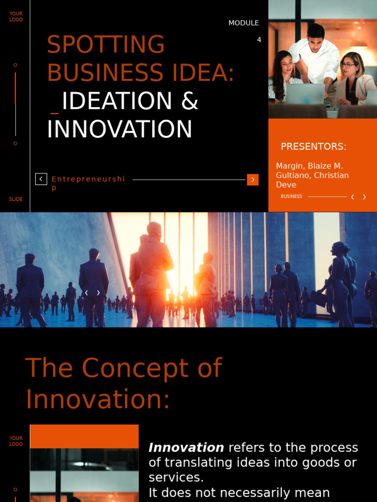 Business Idea Innovation and Ideation Guide | PDF | Feasibility Study ...