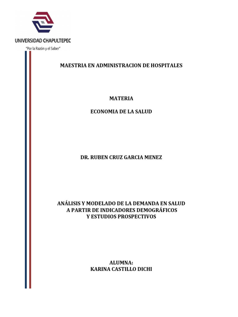 Análisis de Demanda en Salud en México | PDF | Desigualdad social ...