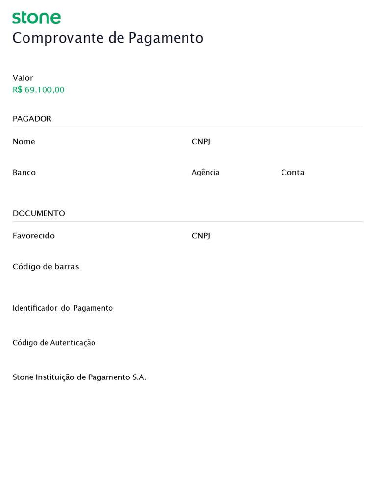 Comprovante de Pagamento - Conta Stone - 0b8b050a-19e8-4606-a659 ...