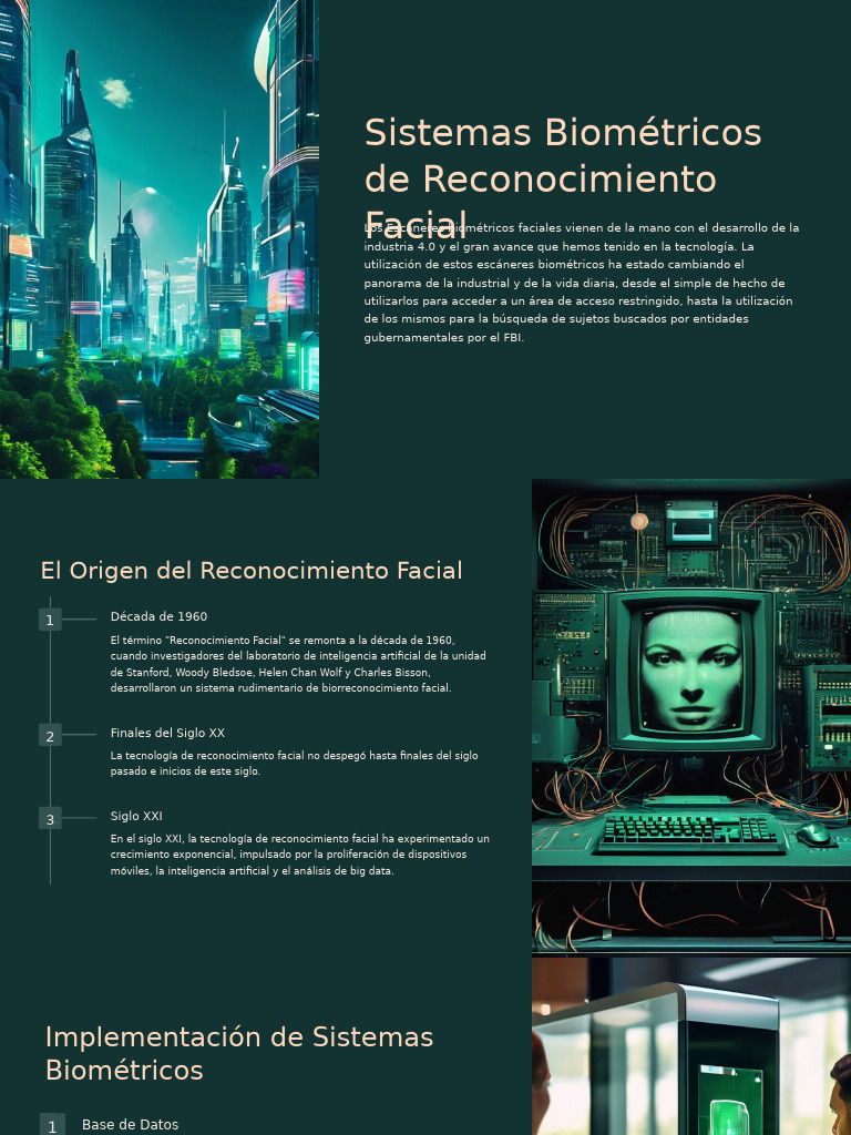 Sistemas Biometricos de Reconocimiento Facial Miranda | PDF | Biometría ...