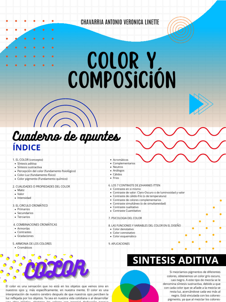 Teoría del Color y Composición Artística | PDF | Color | Verde