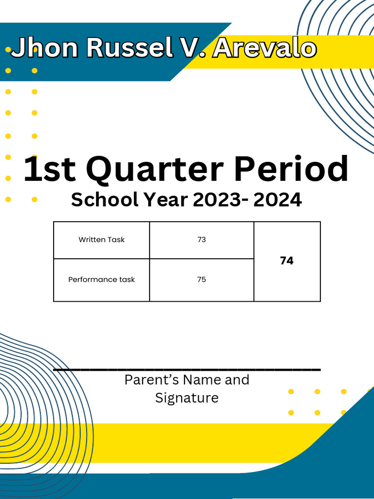 1st Quarter Performance Tasks 2023-2024 | PDF