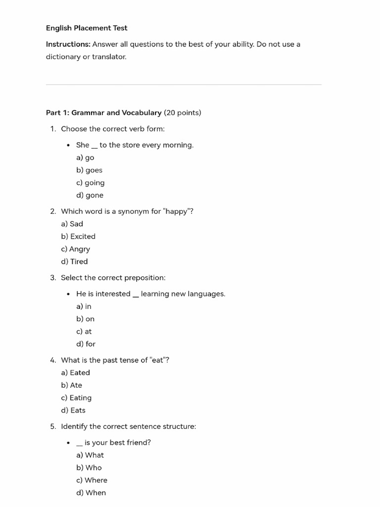 E. Test1 | PDF
