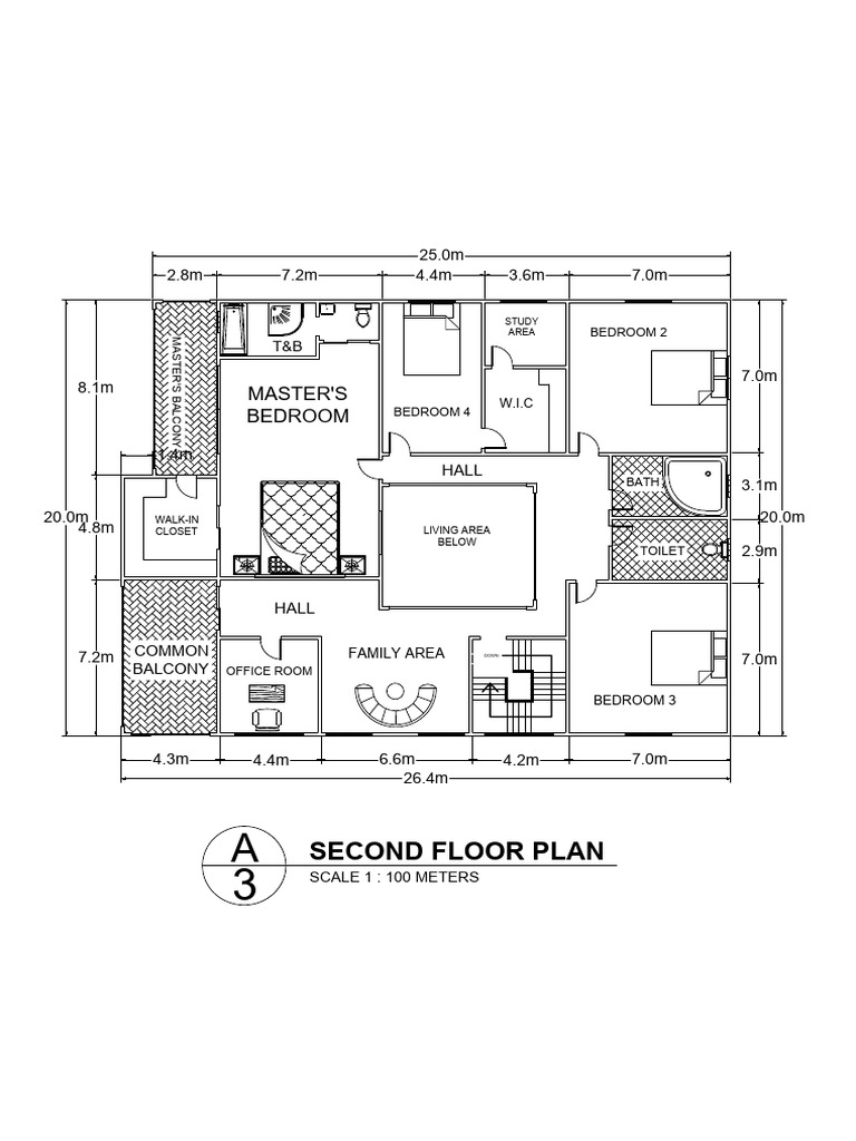 Second Floor Plan Layout Details | PDF