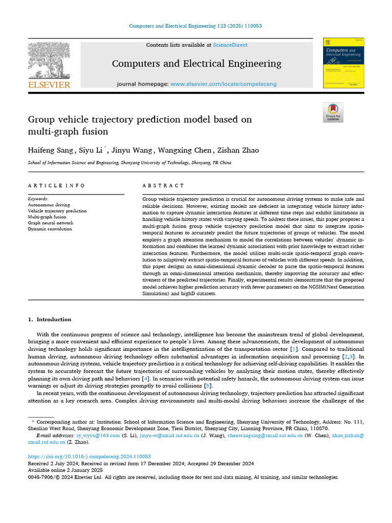 Multi-Graph Fusion for Vehicle Trajectory Prediction | PDF | Attention ...
