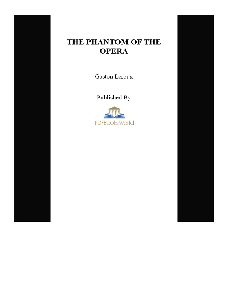 The Phantom of the Opera PDF | PDF