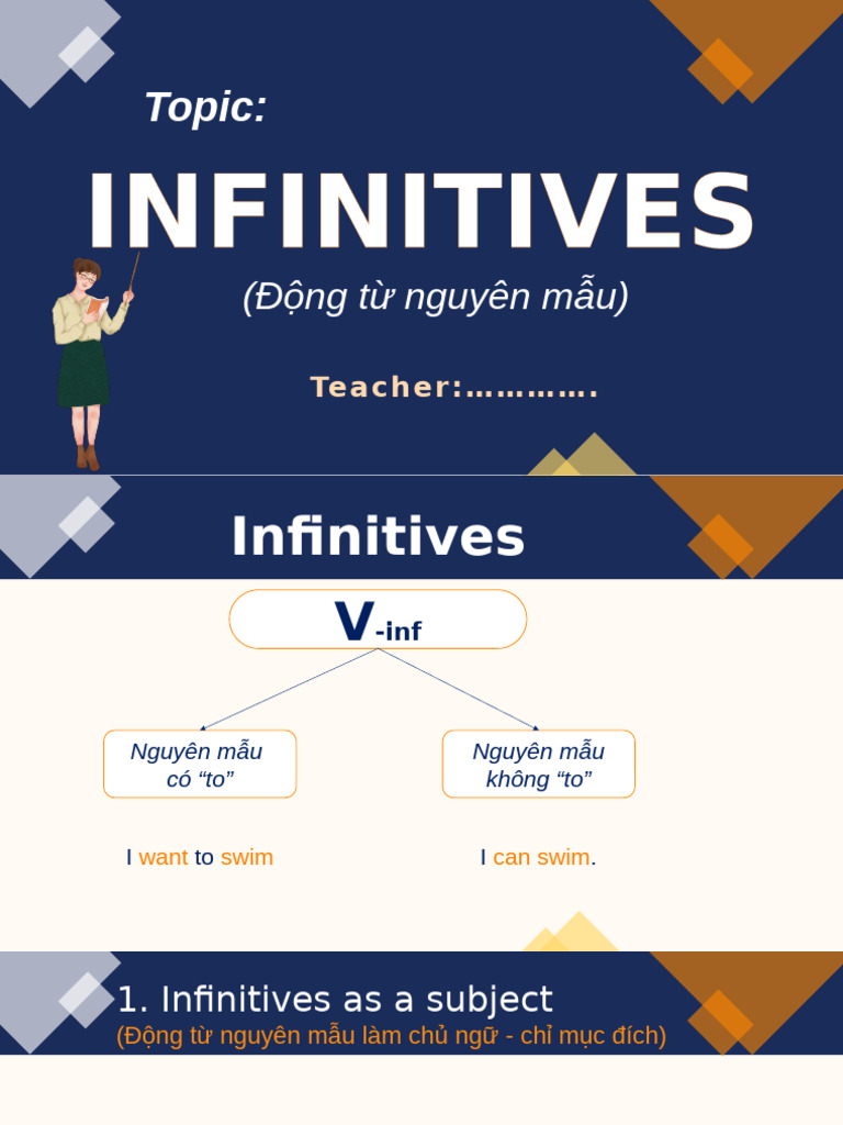 INFINITIVES | PDF