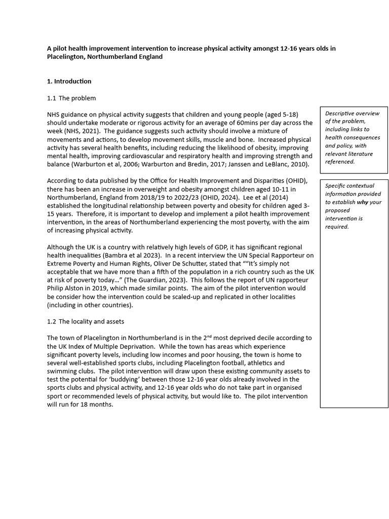AC7118 Example Evidence Report 1 | PDF