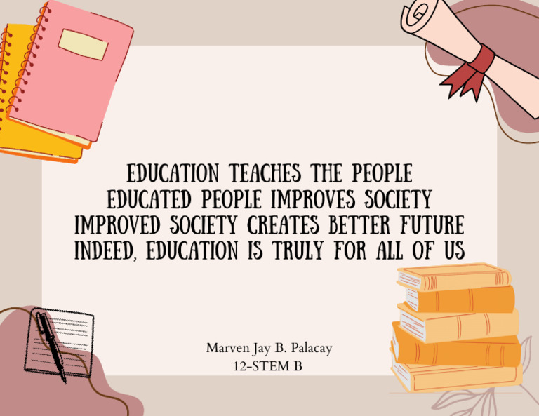 The Impact of Education on Society | PDF