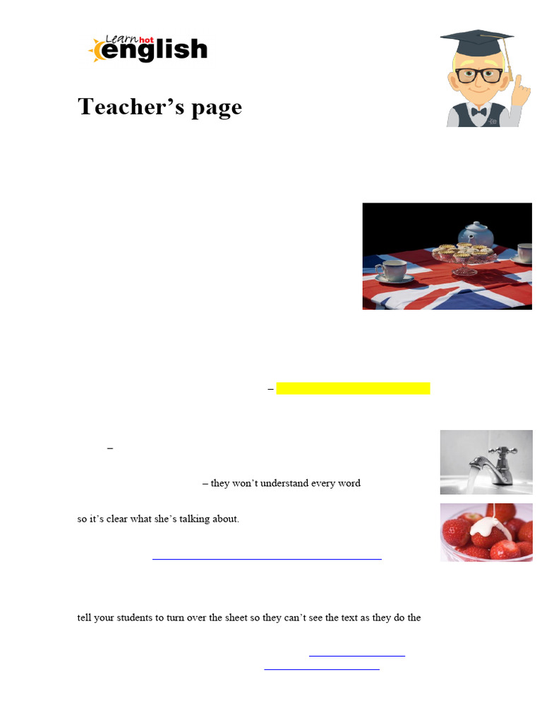 Unusual Facts About Britain Lesson Plan | PDF