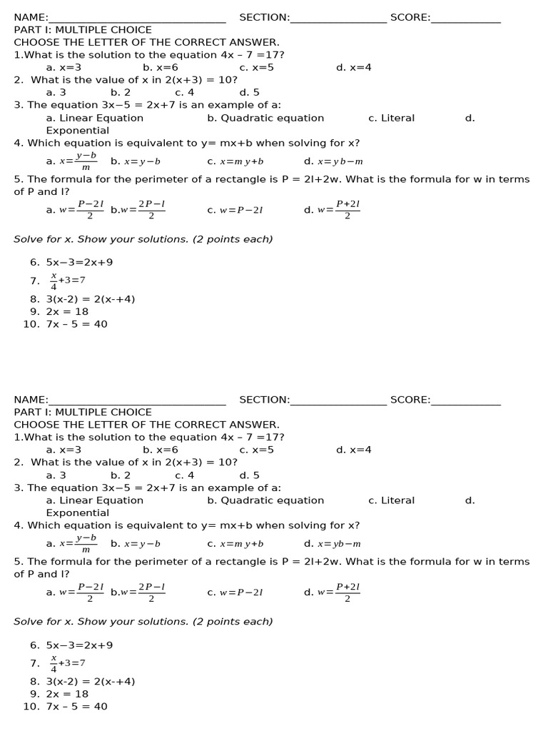 Summative Test 3 Math 7 Pdf
