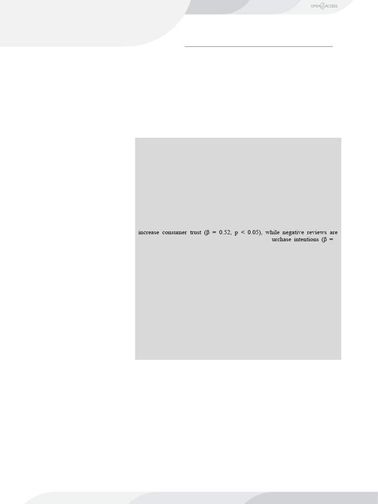 The Impact of Online Reviews and Ratings On Consum | PDF | Statistics ...