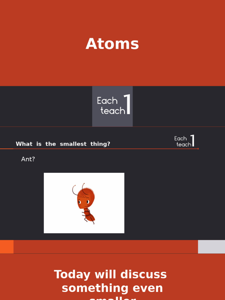 Atoms | PDF