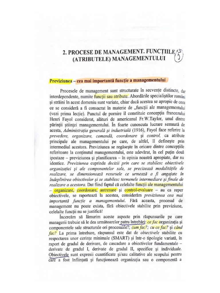 Procese Manageriale | PDF