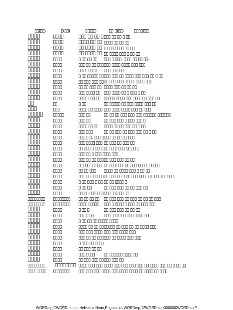 한자 사자성어 단어 | PDF