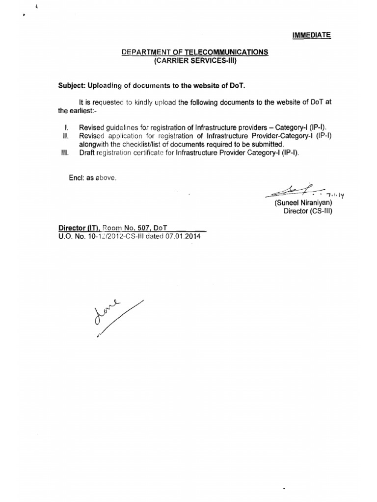 IP-1 Registration | PDF