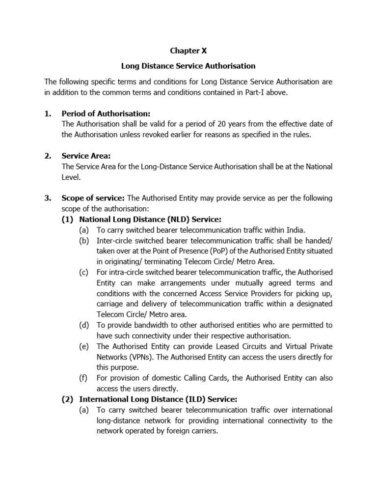 Long-Distance Telecom Service Guidelines | PDF | Revenue | Income