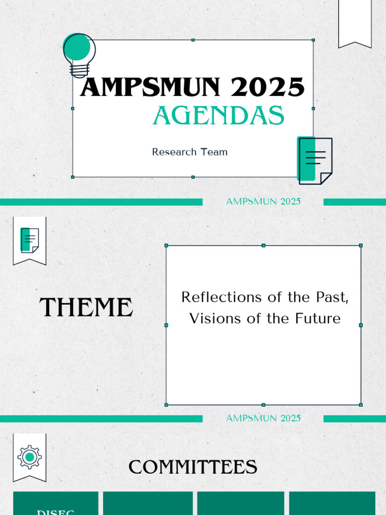 AMPSMUN 2025 Agendas and Themes | PDF | United Nations High ...