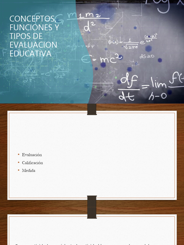 Tipos y Funciones de la Evaluación Educativa | PDF | Evaluación | Cognición