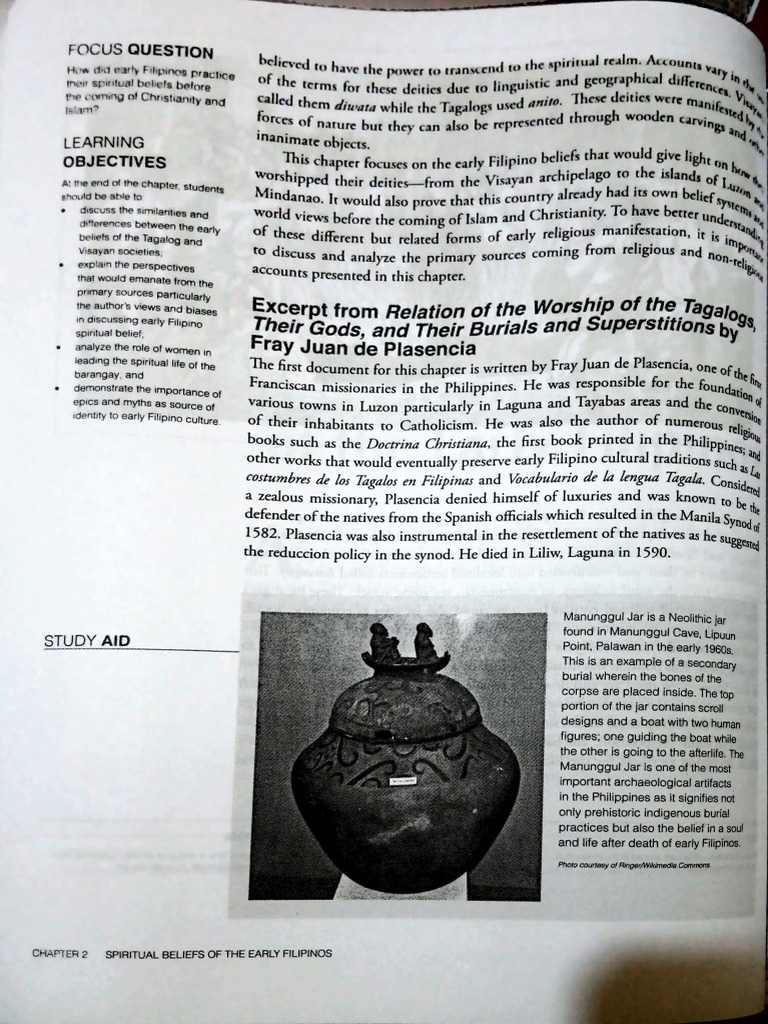 Early Filipino Spiritual Beliefs Explained | PDF | Tagalog Language ...