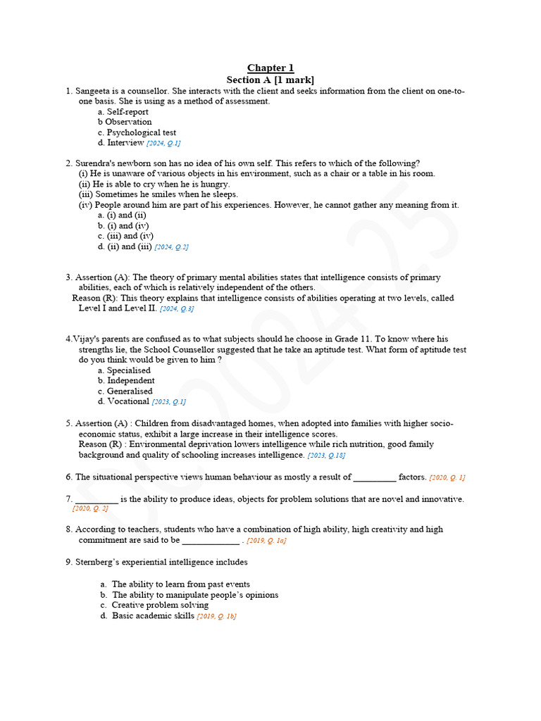 Chapter 1-2 | PDF | Creativity | Intelligence
