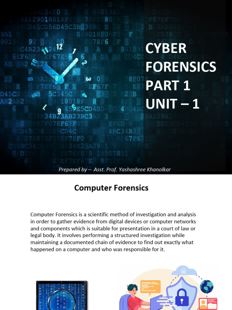 Digital Forensics Overview and Procedures | PDF | Computer Forensics ...