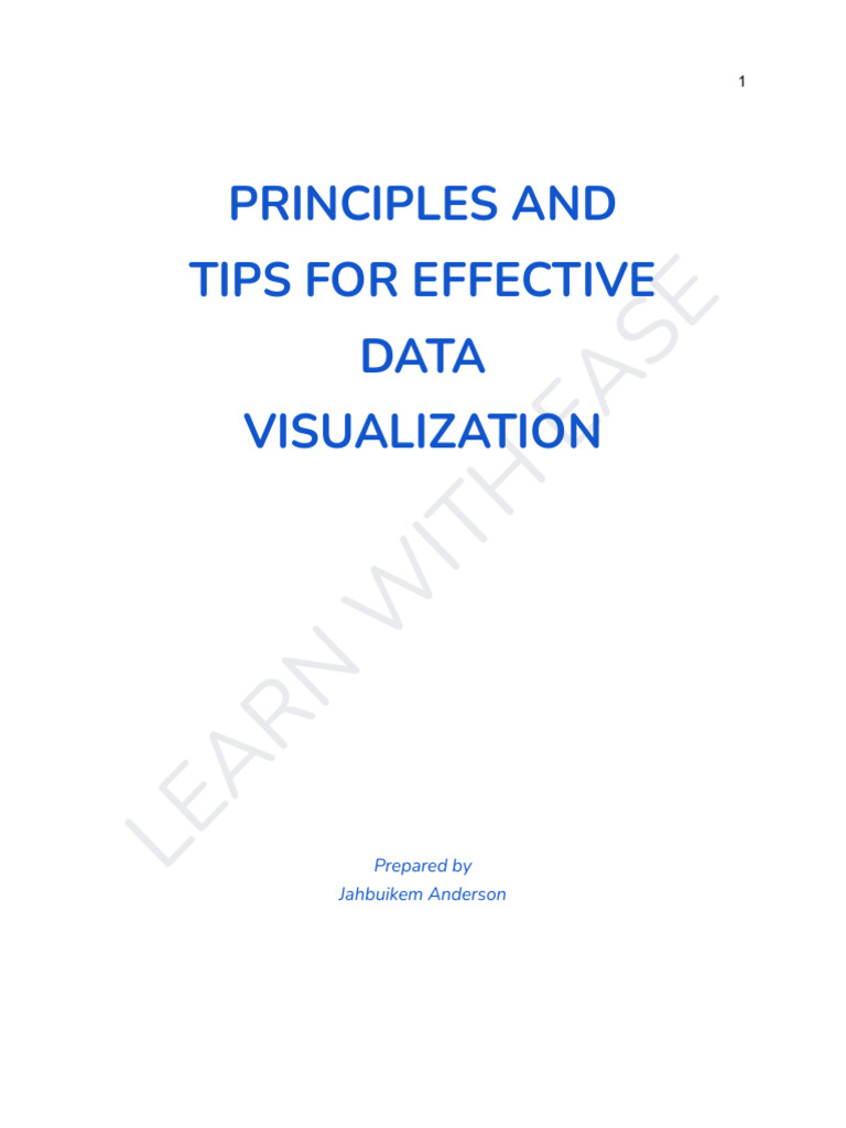 Principles of Data Visualization | PDF | Information Science ...