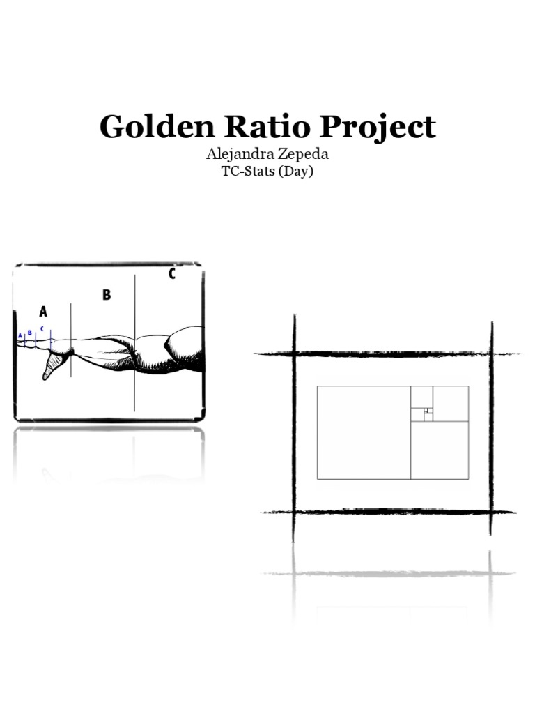 Golden Ratio Project: Alejandra Zepeda | PDF | Median | Histogram