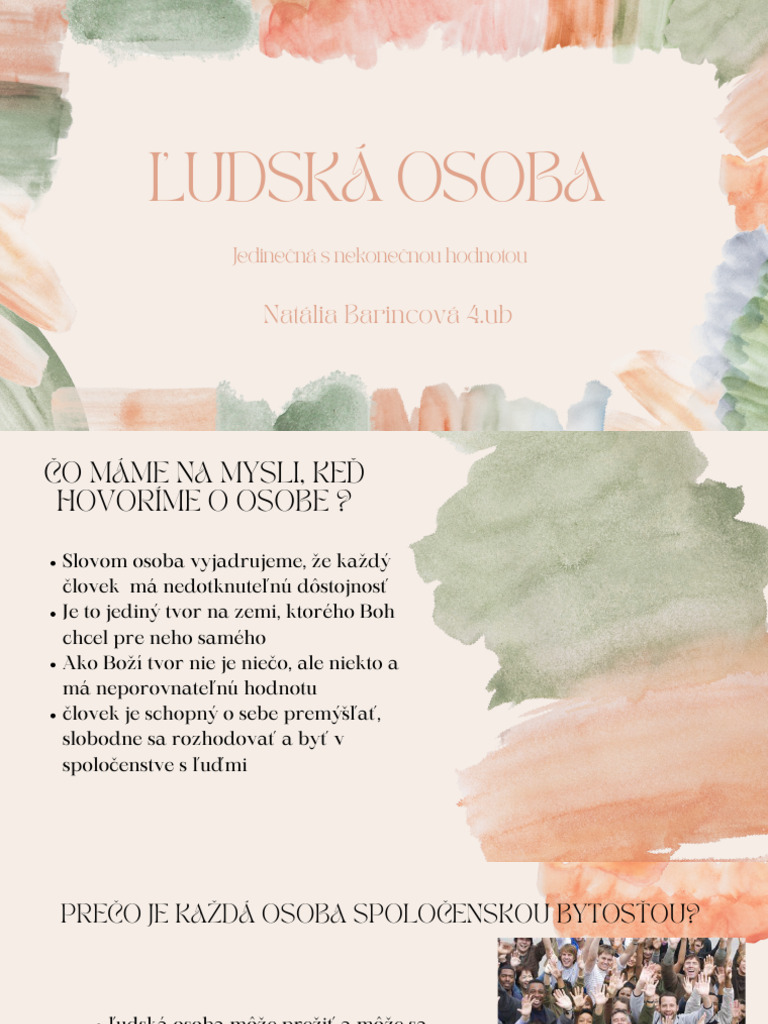 Ľudská Osoba - 20241112 - 071521 - 0000 | PDF