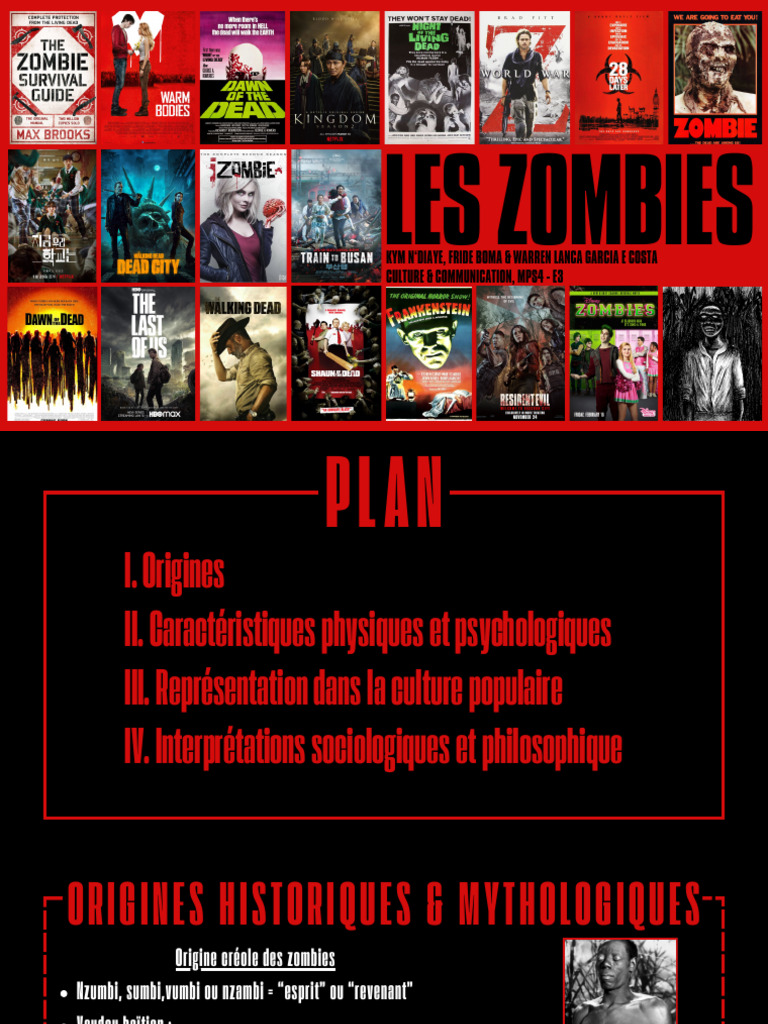 Origines et caractéristiques des zombies | PDF | Des morts-vivants